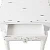 small white side table