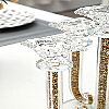 Crushed Diamonds Glass candle holder