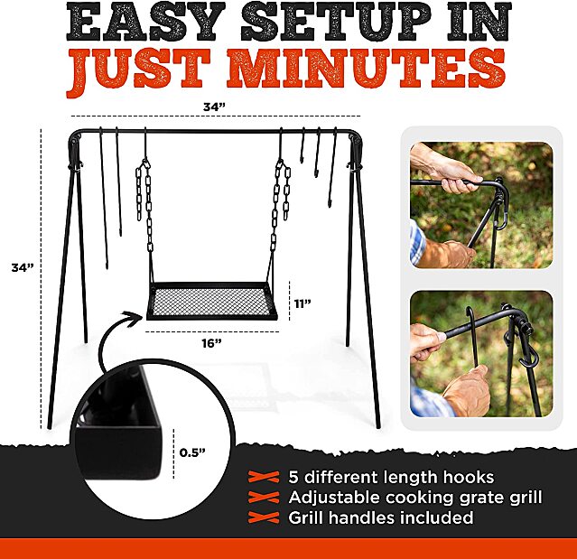 camp swing grill