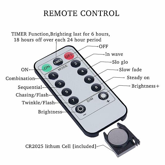 remote controlled light