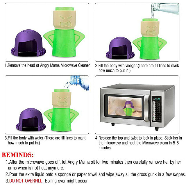 microwave oven cleaner