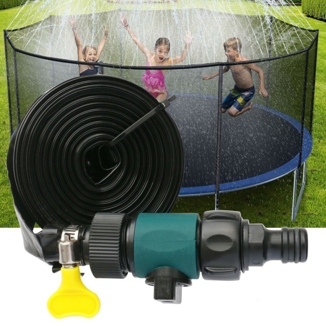 Trampoline Water Sprinkler System Watering Outdoor Playsets